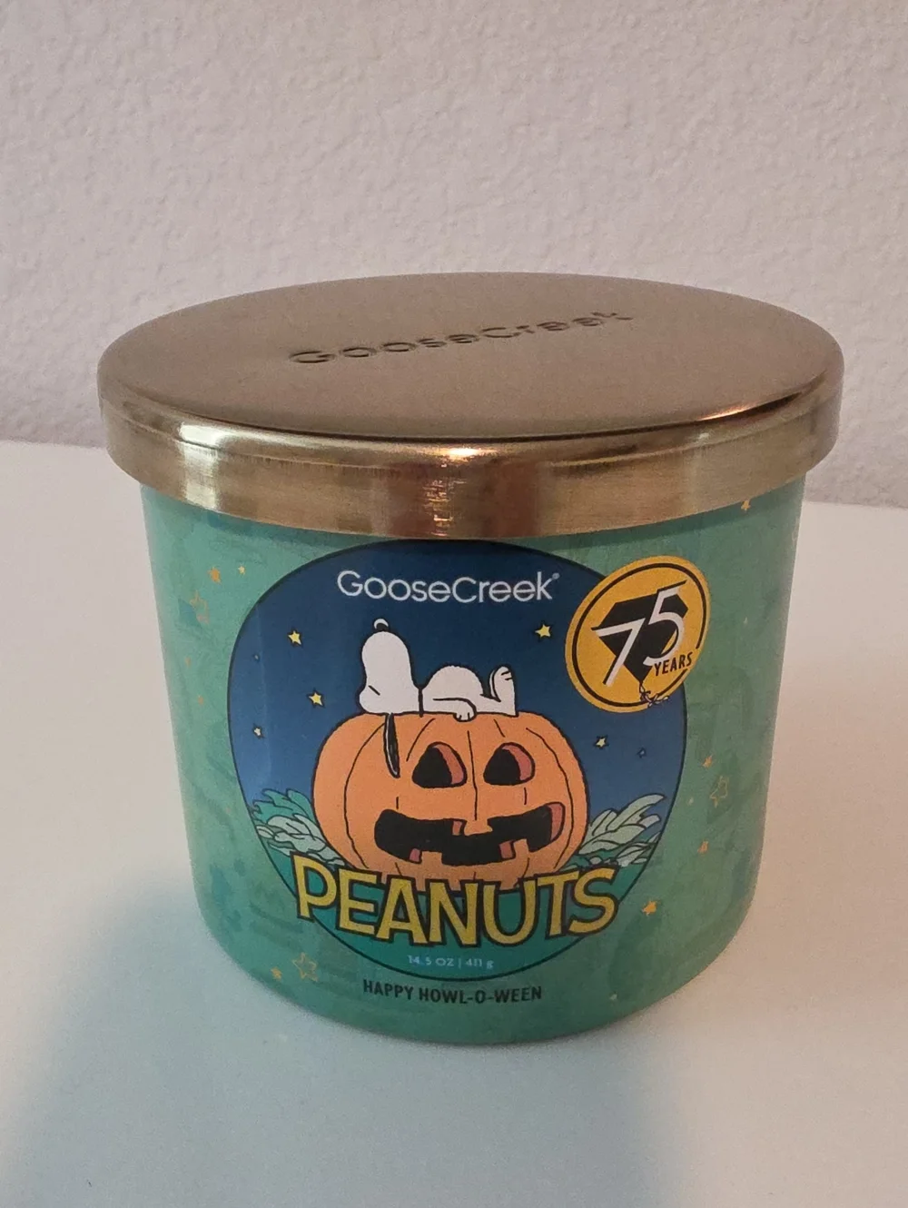 Goose Creek Peanuts Happy Howl-O-Ween Candle